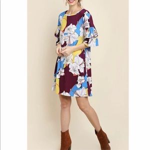 Tiered Sleeve Dress